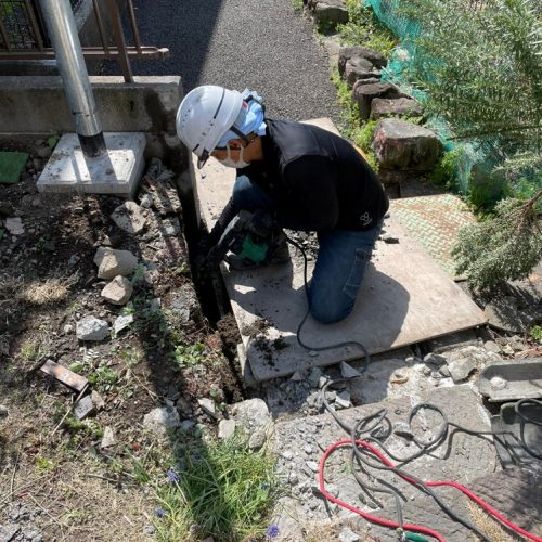 静岡県清水区,蔵の解体工事